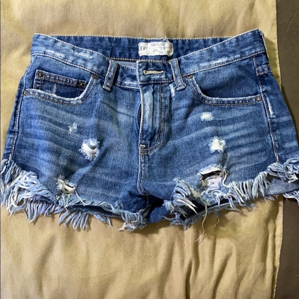 FREE PEOPLE Jean Shorts